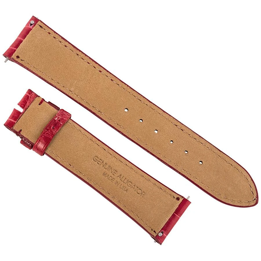 商品Hadley Roma|21 MM Shiny Red Alligator Leather Strap,价格¥377,第2张图片详细描述