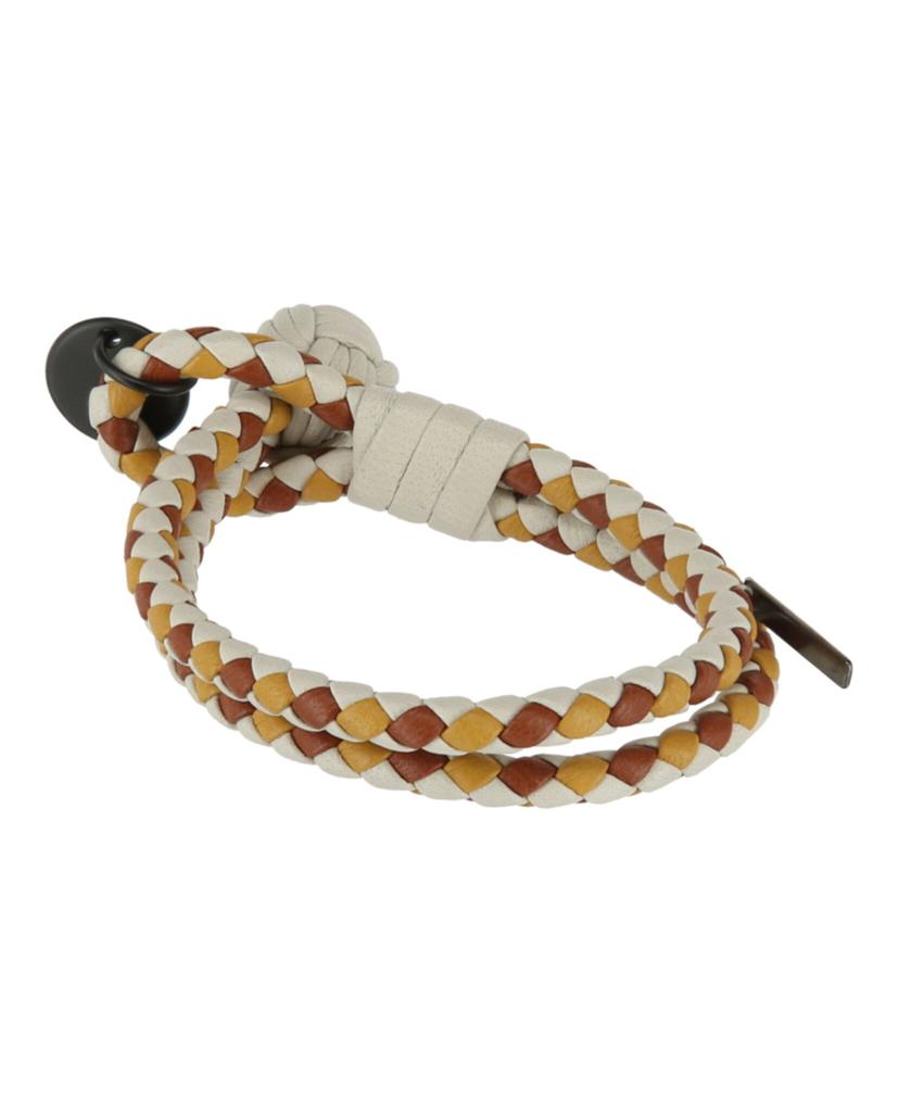Intrecciato Knot Leather Bracelet商品第2张图片规格展示