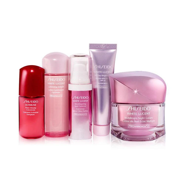 商品Shiseido|夜间美白修护5件套装,价格¥667,第2张图片详细描述