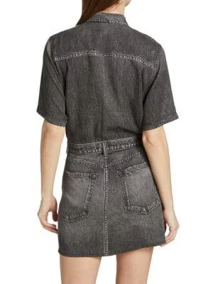 商品Rag & Bone|Liquid Miramar Denim Minidress,价格¥949,第2张图片详细描述