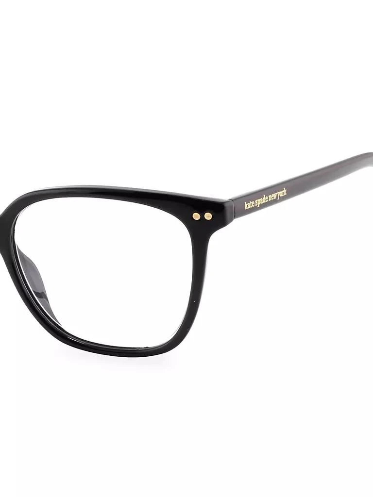 商品Kate Spade|Rosalie 51MM Blue Block Square Eyeglasses,价格¥515,第3张图片详细描述