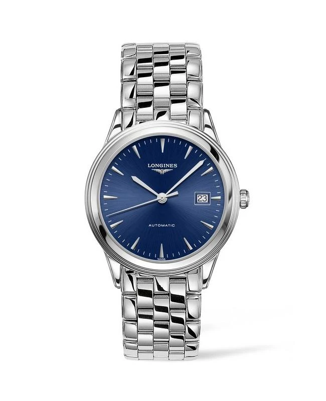 商品Longines|Longines Flagship Automatic 38mm Blue Dial Men's Watch L4.974.4.92.6,价格¥9425,第1张图片