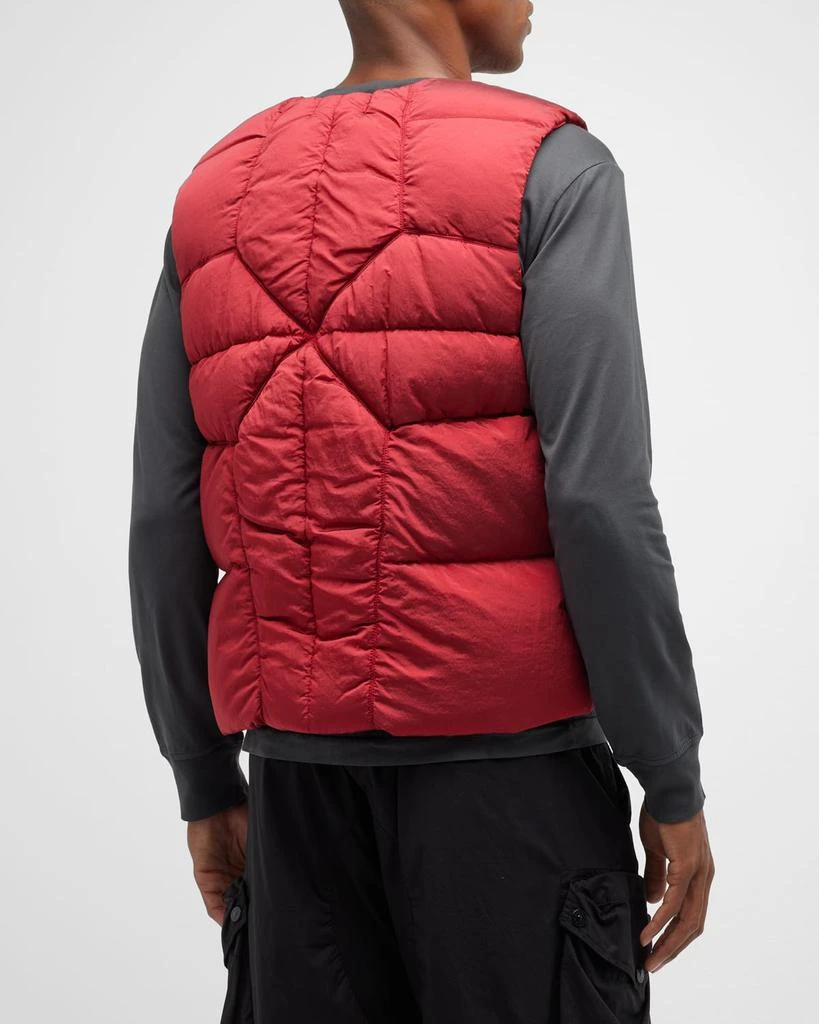 商品Stone Island|Men's Nylon Grip-Strap Puffer Vest,价格¥2518,第4张图片详细描述