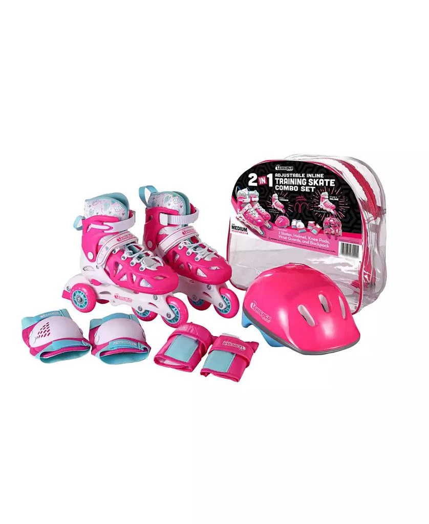 商品Chicago Skates|Chicago Adjustable Inline Training Skate 8pc Combo Set - Size S (J10-J13),价格¥397,第1张图片