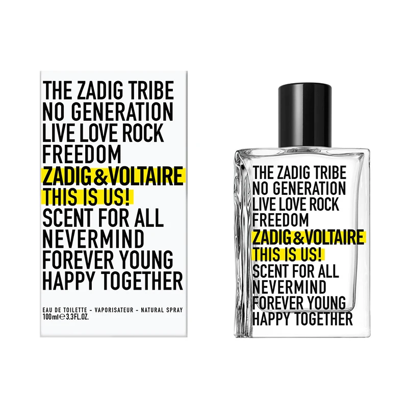 Zadig & Voltaire萨迪格&伏尔泰「这是我们」中性香水 EDT淡香30-50-100ml  商品