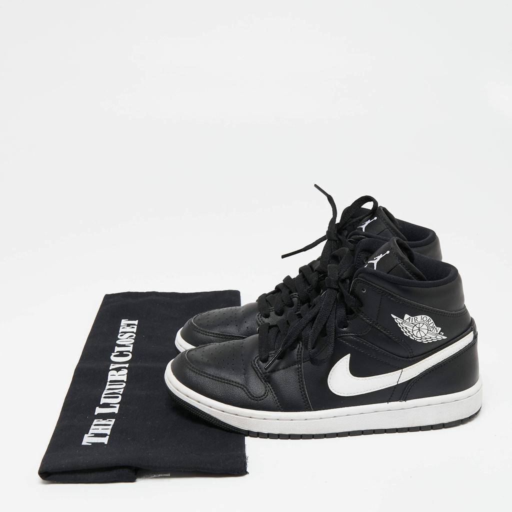 Air Jordan x Nike Black/White Leather Air Jordan 1 Retro High Yin Yang Sneakers Size 38.5商品第9张图片规格展示