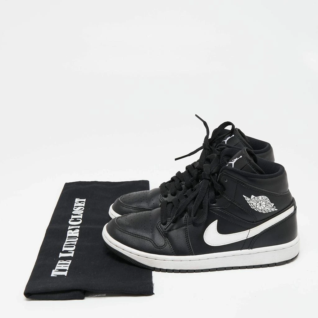 Air Jordan x Nike Black/White Leather Air Jordan 1 Retro High Yin Yang Sneakers Size 38.5 商品