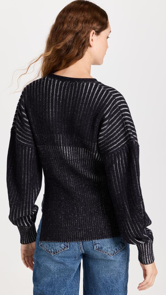 3.1 Phillip Lim 双色罗纹长袖系扣衫商品第3张图片规格展示