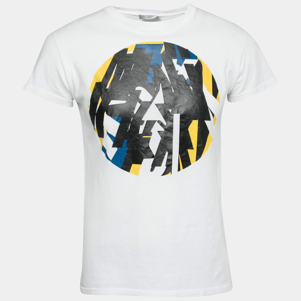 Dior Homme White Printed Cotton Short Sleeve Round Neck T-Shirt XS商品第1张图片规格展示