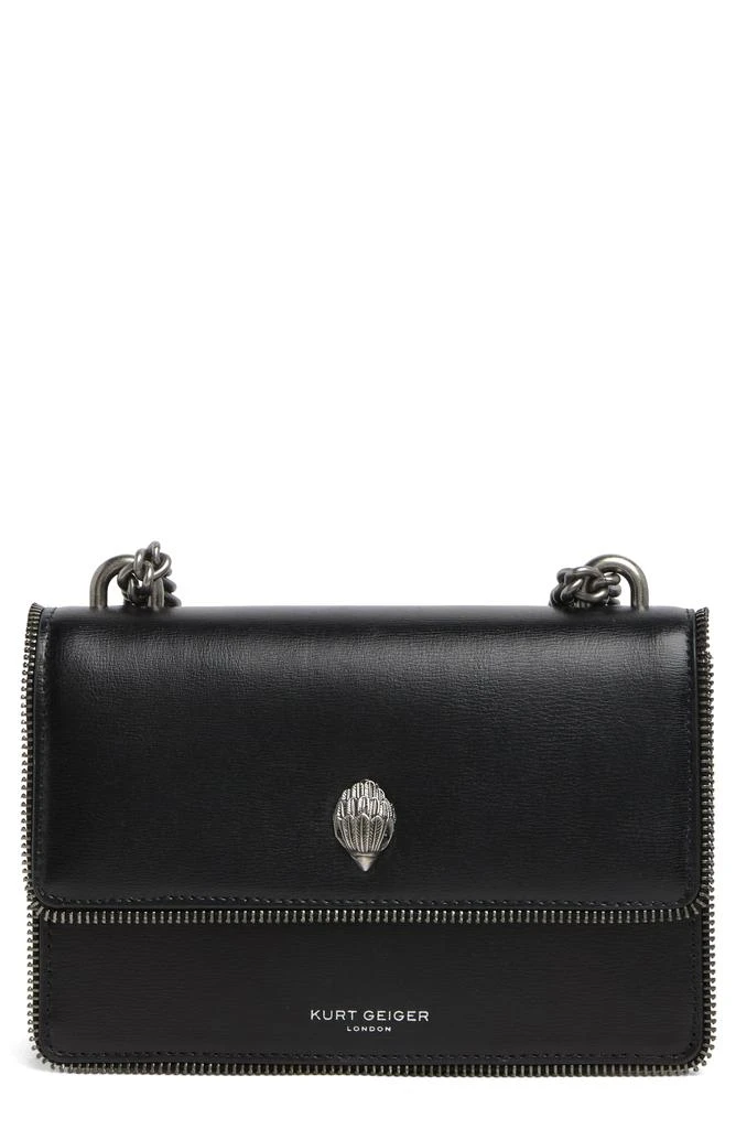 商品Kurt Geiger|Shoreditch Small Leather & Genuine Calf Hair Shoulder Bag,价格¥692,第1张图片