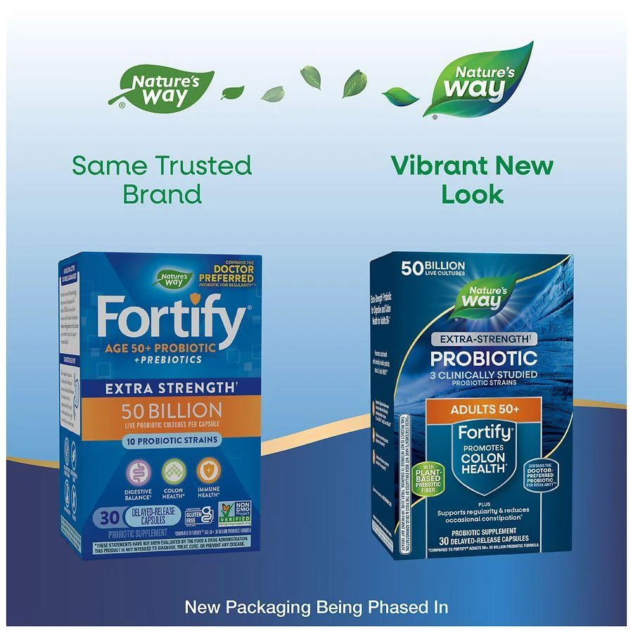 Fortify Age 50+ 50 Billion Probiotic Vegetable Capsules 商品