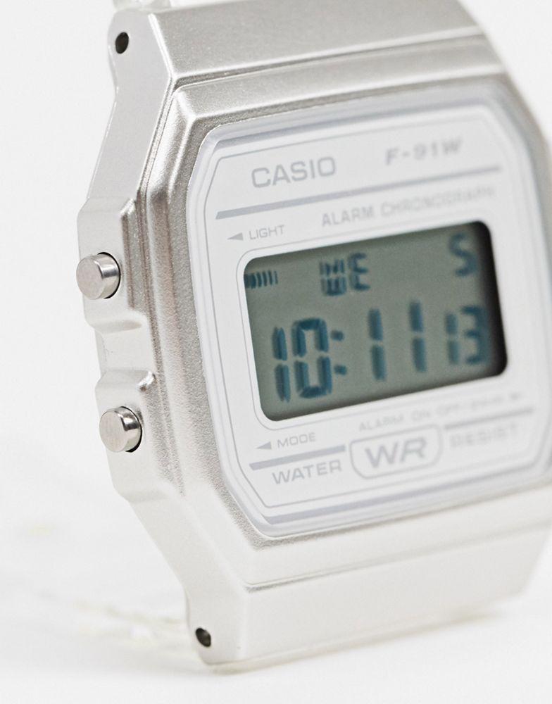 商品Casio|Casio F-91WS-7EF digital watch in clear,价格¥264,第5张图片详细描述