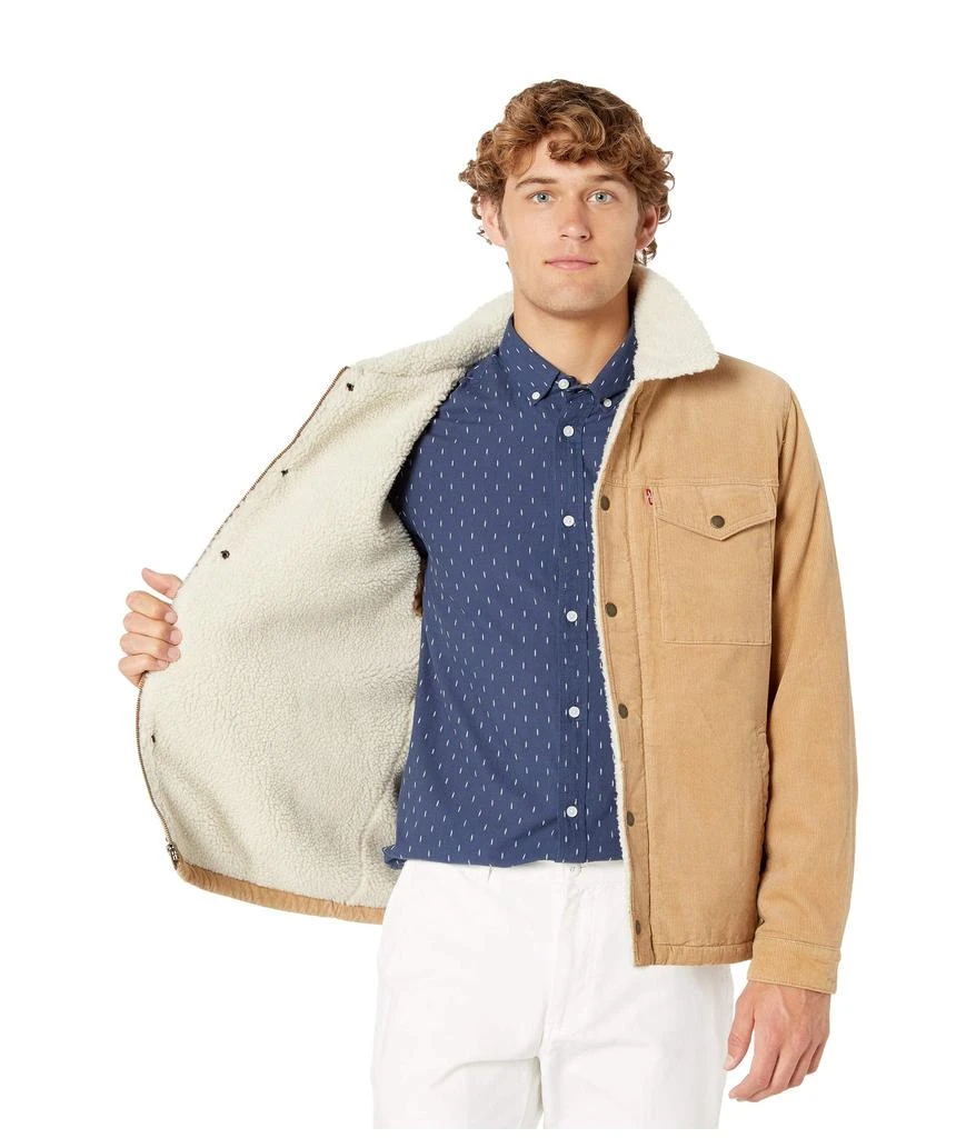 商品Levi's|Two-Pocket Trucker with Soft Sherpa,价格¥634,第5张图片详细描述