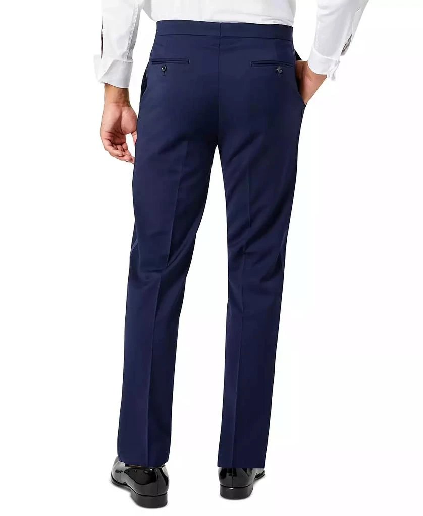 商品Tommy Hilfiger|Men's Modern-Fit Flex Stretch Black Tuxedo Pants,价格¥712,第2张图片详细描述