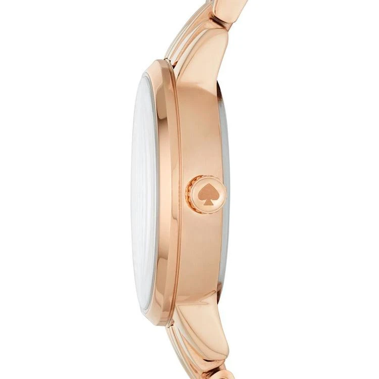 商品Kate Spade|Women's Mini Monterey Rose Gold-Tone Stainless Steel Bracelet Watch 24mm KSW1243,价格¥1870,第2张图片详细描述