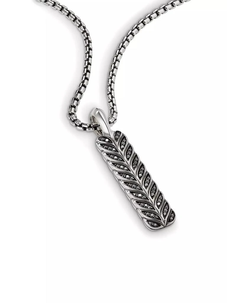 商品David Yurman|Chevron Ingot Tag in Sterling Silver,价格¥5207,第2张图片详细描述