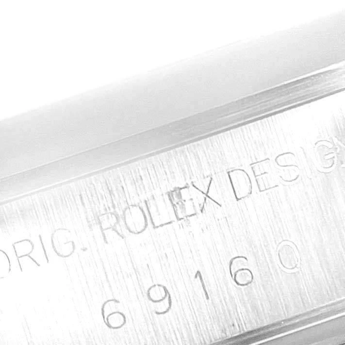 Rolex Black Stainless Steel Oyster Perpetual Date 69160 Women's Wristwatch 26 mm 商品