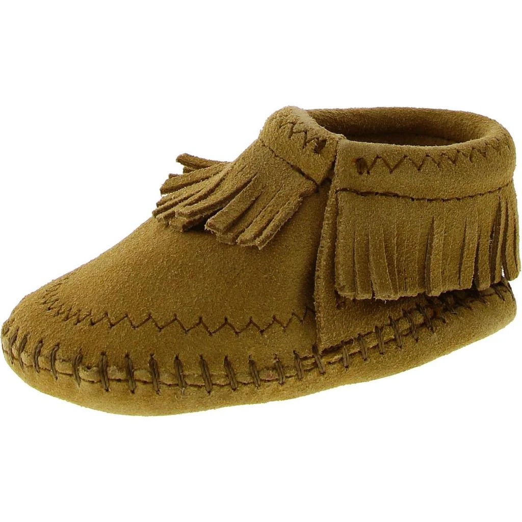 商品Minnetonka|Minnetonka Suede Casual Moccasin Slippers,价格¥123,第1张图片