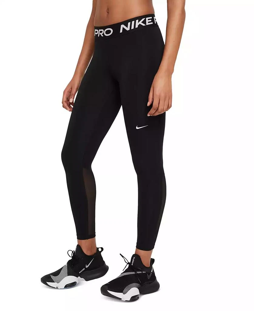 商品NIKE|Pro Women's Mid-Rise Mesh-Paneled Leggings,价格¥392,第1张图片