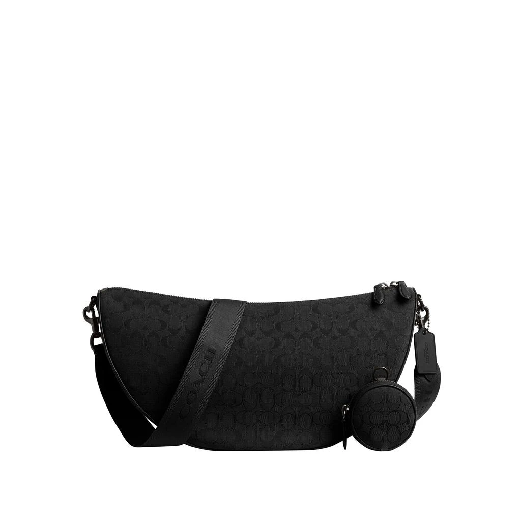 商品Coach|Hall Soft Sling Bag 45 In Signature Jacquard,价格¥2362,第1张图片