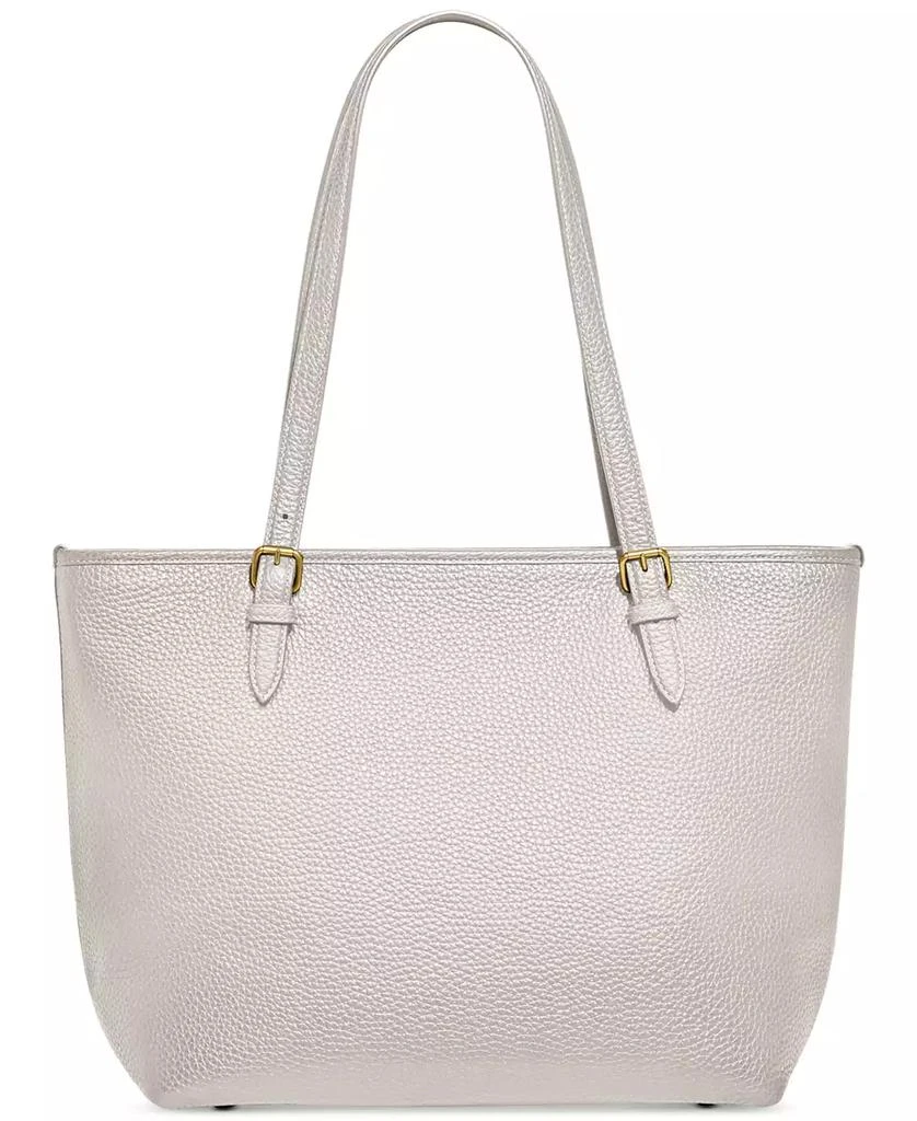 商品Coach|Polished Pebble Leather Taylor Tote with C Dangle Charm,价格¥1934,第3张图片详细描述