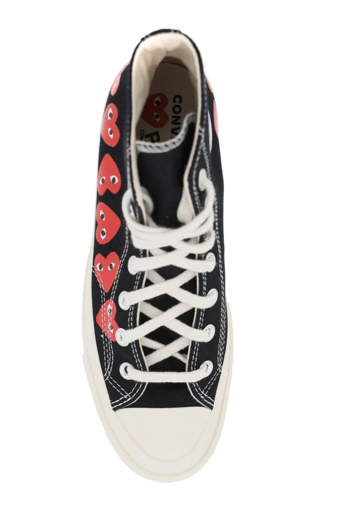 商品Comme des Garcons|Multi Heart Converse X Comme Des Gar?ons Play Hi-top Sneakers,价格¥1381,第2张图片详细描述