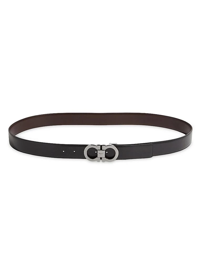 商品Salvatore Ferragamo|Gancini Buckle Adjustable Cut-to-Size Reversible Belt,价格¥4066,第1张图片