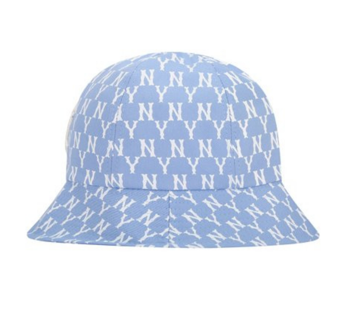 【享贝家】MLB 刺绣LOGO圆顶渔夫帽 男女同款 天蓝色（预售款，10天发货）32CPHA111-50S商品第2张图片规格展示