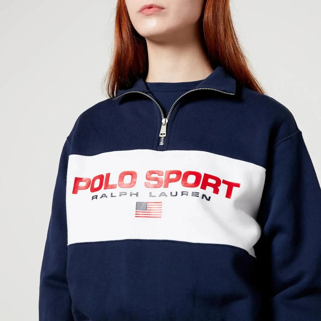 商品Ralph Lauren|Polo Ralph Lauren Women's Polo Sport Half Zip Sweatshirt,价格¥561,第4张图片详细描述