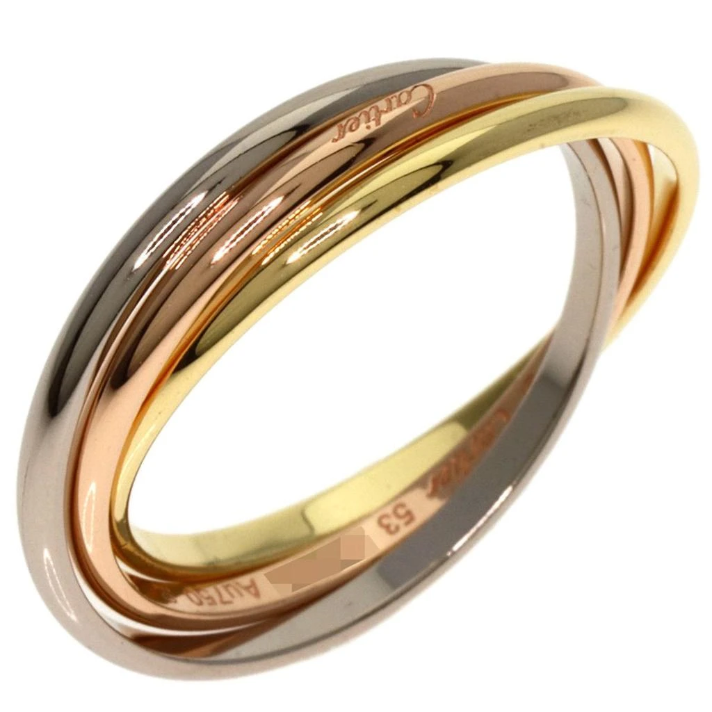 商品[二手商品] Cartier|Trinity pink gold (18K) gold (18K) yellow gold (18K) Band Ring (Pre-Owned),价格¥16062,第2张图片详细描述