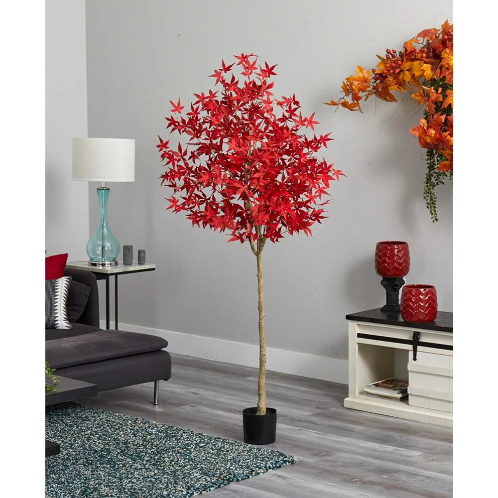 商品NEARLY NATURAL|Autumn Maple Artificial Fall Tree, 6',价格¥2233,第4张图片详细描述