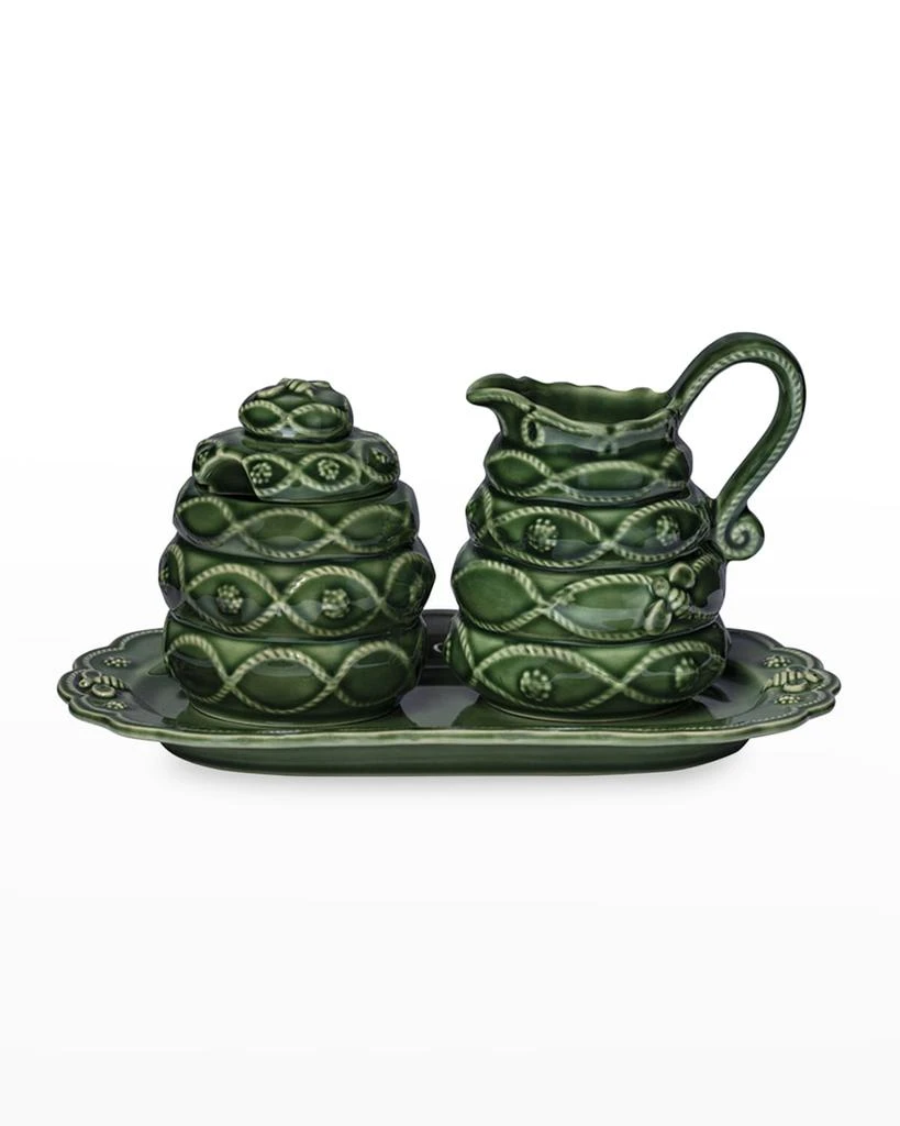 商品VERONICA BEARD|Jardins du Monde Green Creamer & Sugar Set,价格¥1166,第1张图片