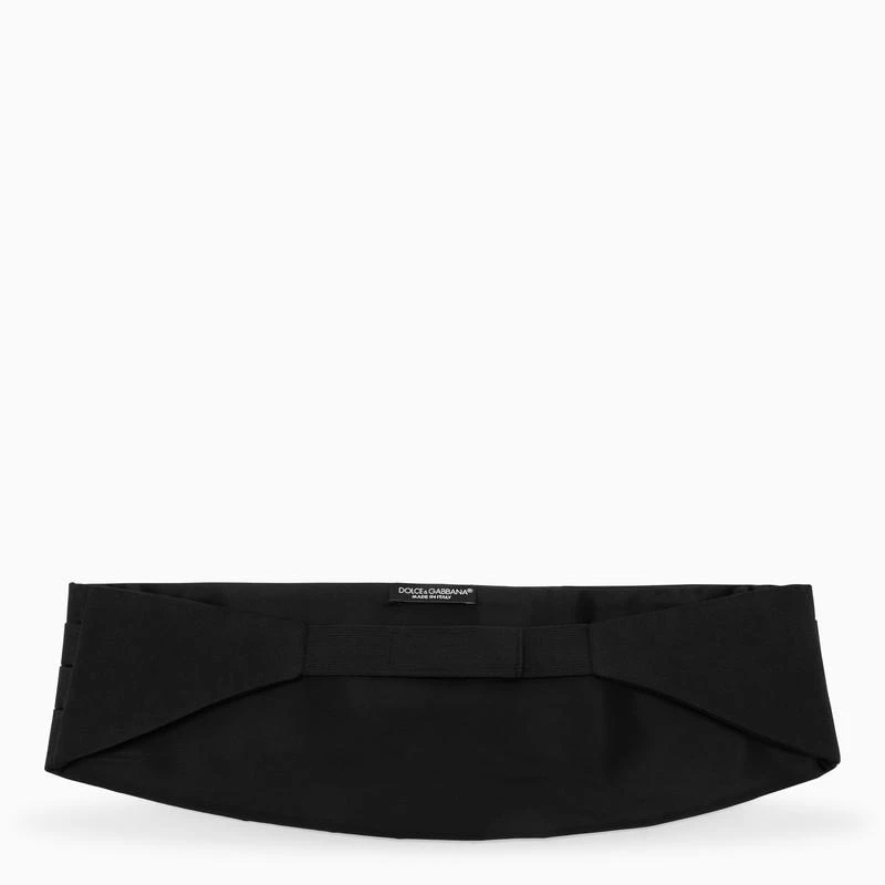 商品Dolce & Gabbana|BLACK SILK BELT,价格¥2228,第3张图片详细描述