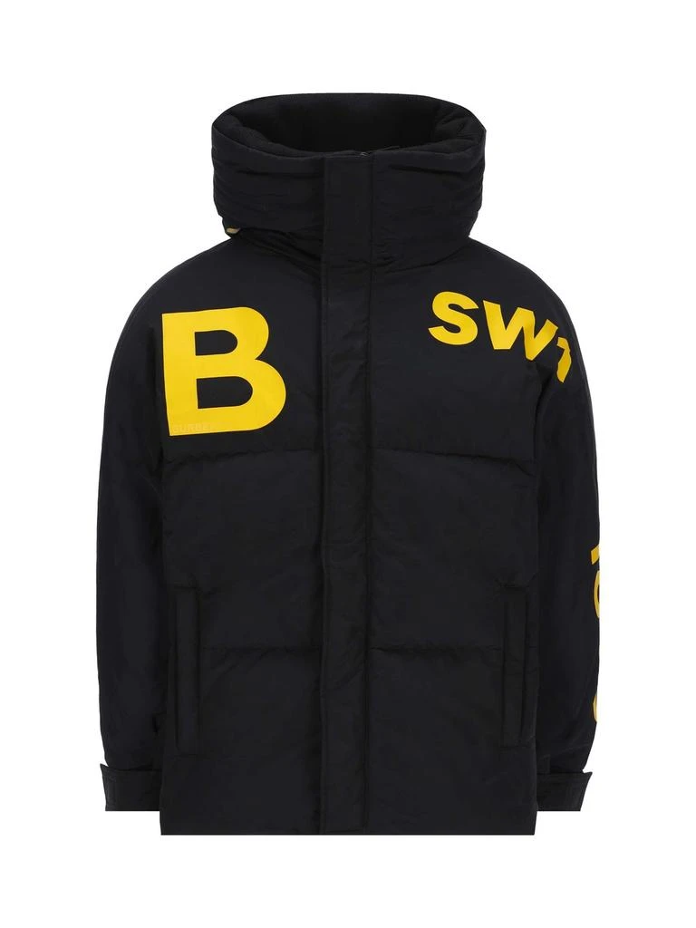 商品Burberry|Burberry Logo Printed Hooded Puffer Jacket,价格¥15619,第1张图片