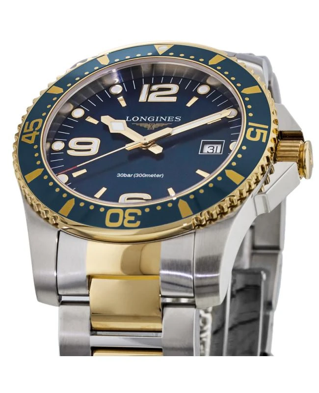 商品Longines|Longines HydroConquest Quartz Blue Dial Men's Watch L3.740.3.96.7,价格¥7557,第2张图片详细描述