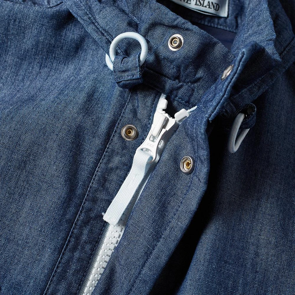 商品Stone Island|Stone Island Chambray Trench Coat,价格¥4418,第3张图片详细描述