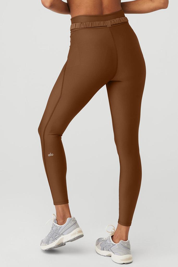 Airlift High-Waist 7/8 Charmer Legging - Cinnamon Brown商品第2张图片规格展示