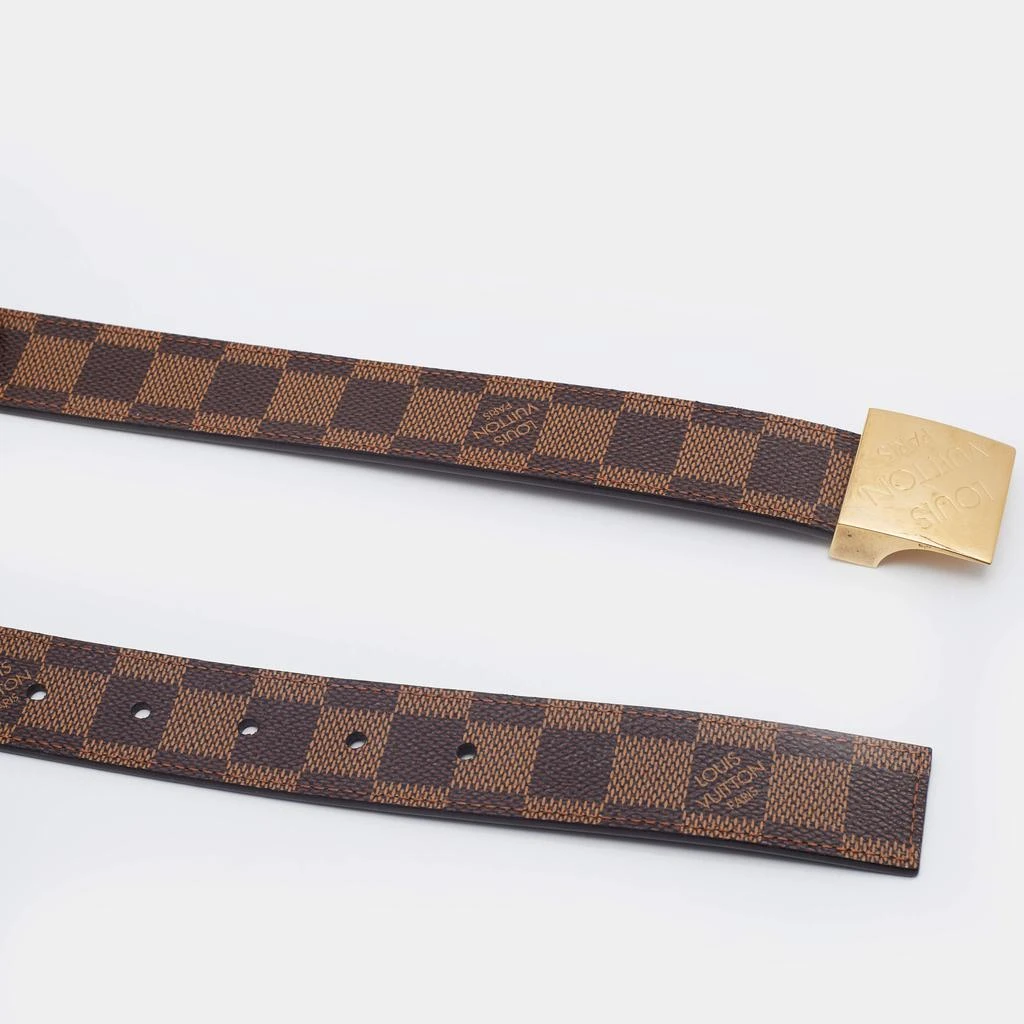 商品[二手商品] Louis Vuitton|Louis Vuitton Brown Coated Canvas Buckle Belt 100CM,价格¥2488,第4张图片详细描述