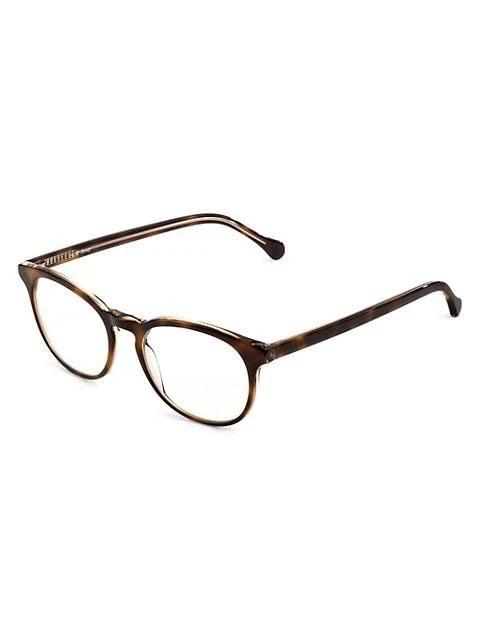 商品Felix Gray|Roebling 49MM Round Blue Light Glasses,价格¥714,第2张图片详细描述