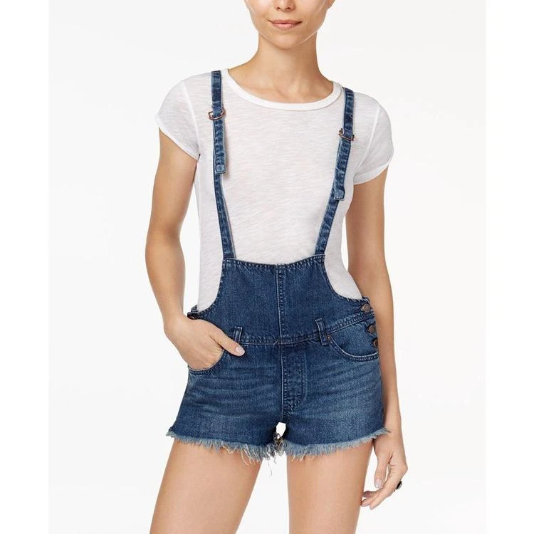 商品Free People|Cotton Denim Shortalls,价格¥659,第1张图片