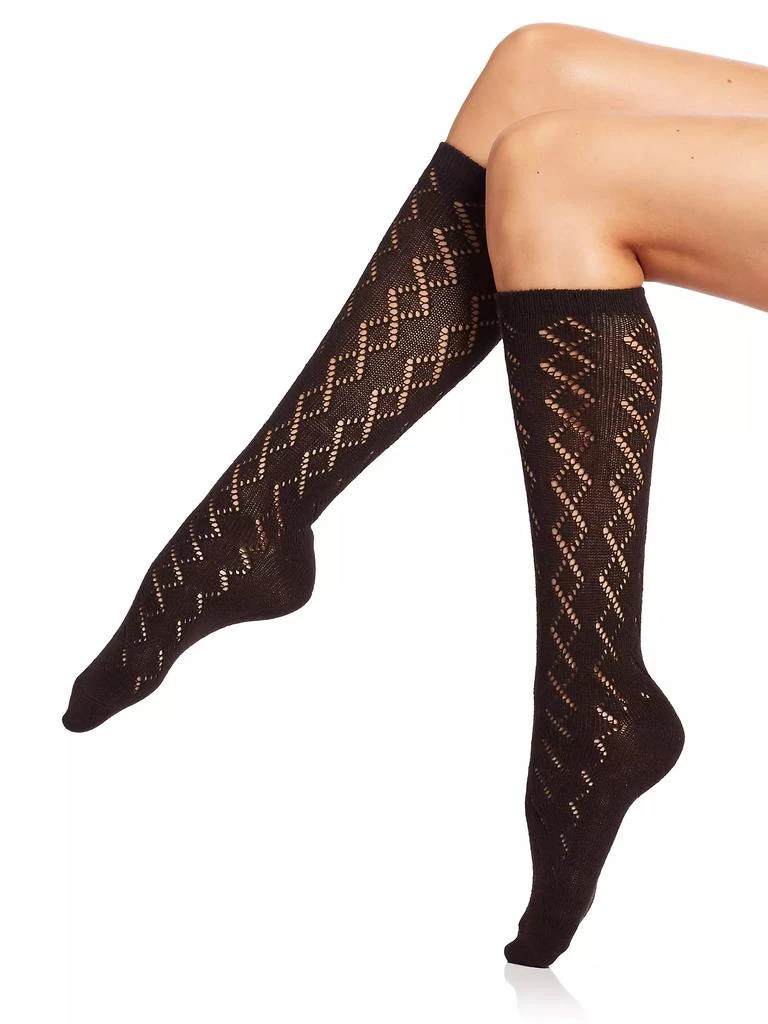 商品Natori|Rumi Swirl Crew Socks,价格¥135,第1张图片