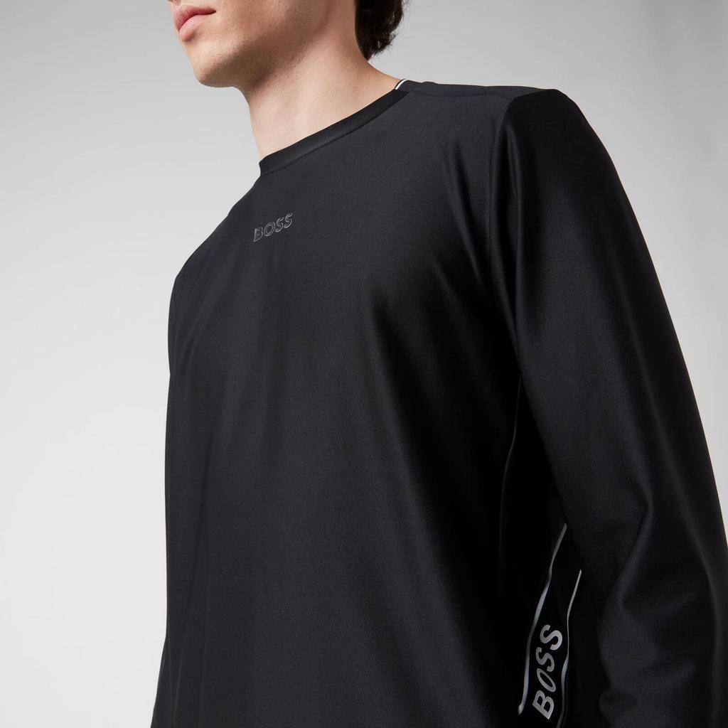BOSS Green Men's Salbo Gym Sweatshirt - Black商品第4张图片规格展示