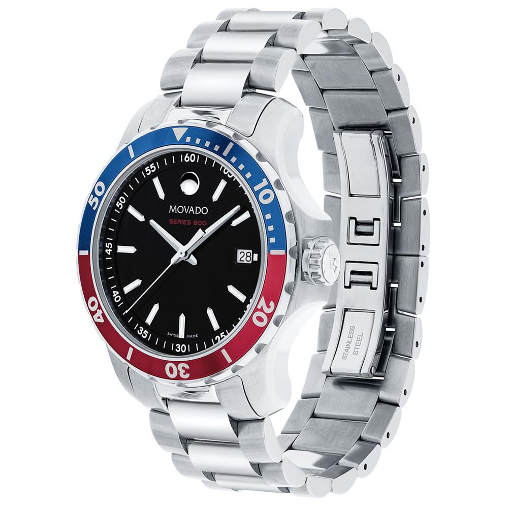 Men's Swiss Series 800 Stainless Steel Bracelet Diver Watch, 40mm商品第8张图片规格展示