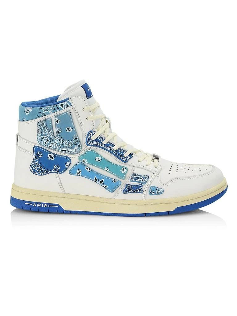 商品AMIRI|Skel Hi-Top Bandana Sneakers,价格¥3645,第1张图片