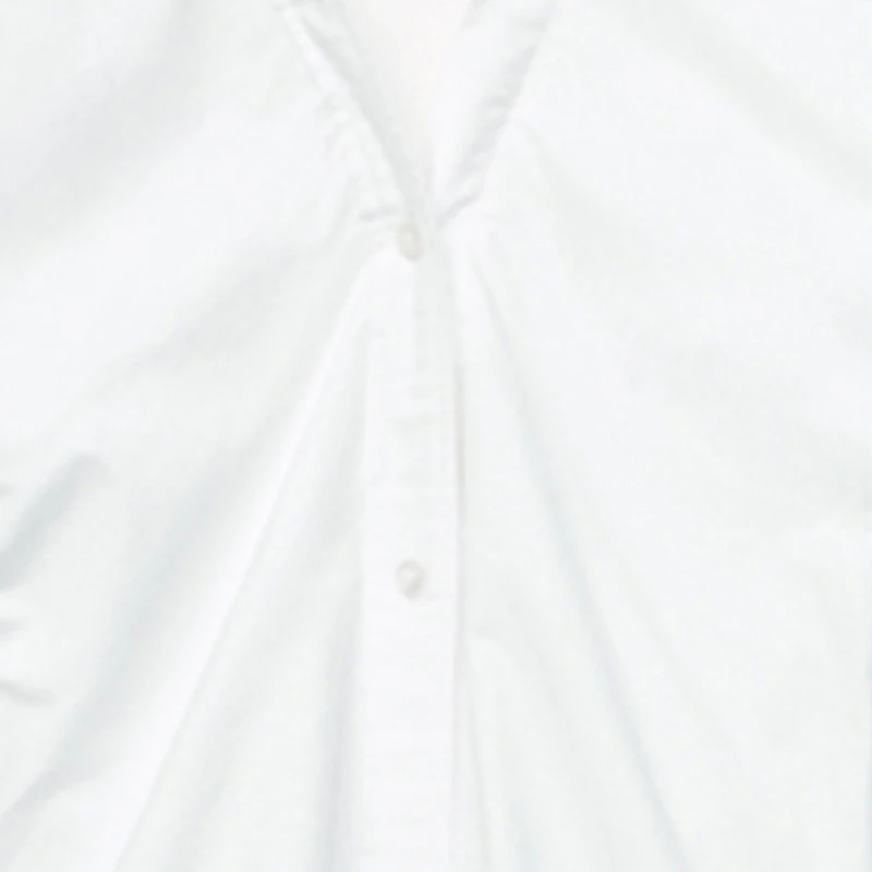Alexander Wang  女士白色棉质露肩衬衫连衣裙 4WC1216113-111 商品
