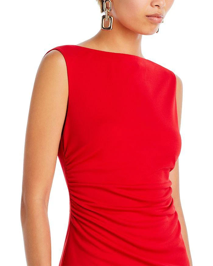 商品Wayf|Mollie Ruched Midi Dress,价格¥585,第3张图片详细描述