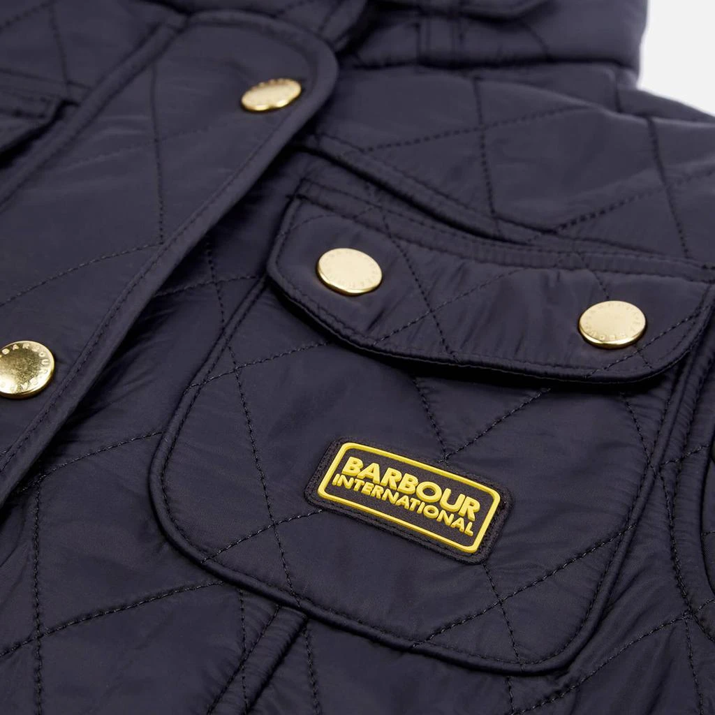 商品Barbour|Barbour Girls' International Quilt Jacket - Black/Black,价格¥617,第3张图片详细描述