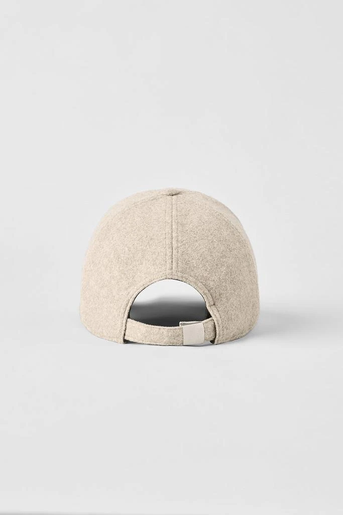 商品Alo|Prestige Off-Duty Cap - Cream Heather,价格¥677,第3张图片详细描述