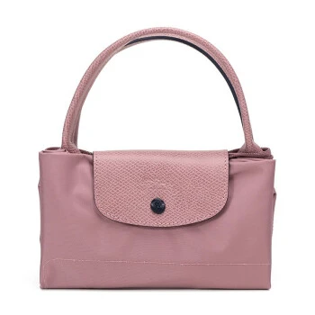 商品[国内直发] Longchamp|珑骧LONGCHAMP包包女包饺子包Le Pliage Club系列短柄中号可折叠手提包饺子包 短柄中号复古粉色L1623 619 P44,价格¥630,第3张图片详细描述
