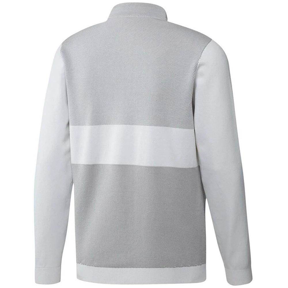 商品Adidas|Men's Gray Texas A M Aggies Knit Quarter-Zip Jacket,价格¥878,第2张图片详细描述
